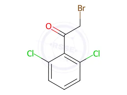 Chemical structure of 2-Bromo-1-(2,6-dichlorophenyl)ethanone