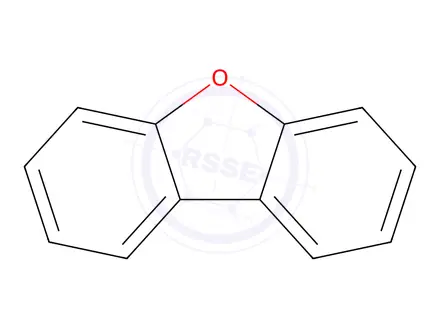 Chemical structure of Dibenzofuran