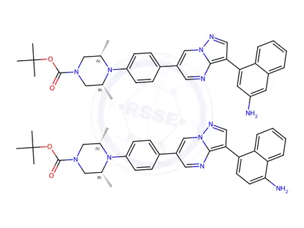Chemical structure of 4-methyl-7-(piperazin-1-yl)-3,4-dihydrobenzo[f][1,4]oxazepin-5(2H)-one