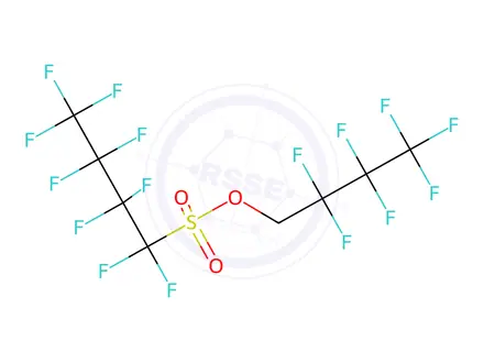 Chemical structure of 2,2,3,3,4,4,4-Heptafluorobutyl 1,1,2,2,3,3,4,4,4-Nonafluoro-1-butanesulfonate