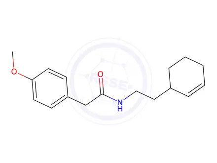 Chemical structure of N-(2-(cyclohex-2-en-1-yl)ethyl)-2-(4-methoxyphenyl)acetamide