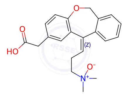 Chemical structure of (Z)-Olopatadine N-Oxide