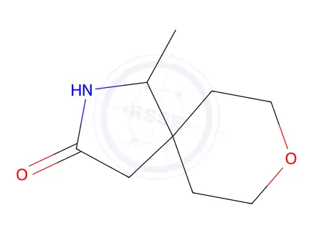 Chemical structure of 1-Methyl-8-oxa-2-azaspiro[4.5]decan-3-one