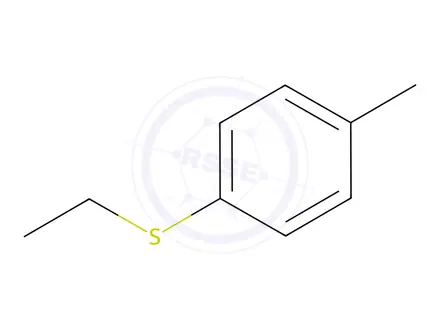 Chemical structure of 4-(Ethylthio)toluene