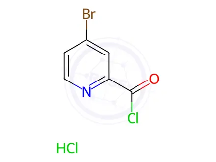 Chemical structure of 4-Bromopyridine-2-carbonyl chloride hydrochloride