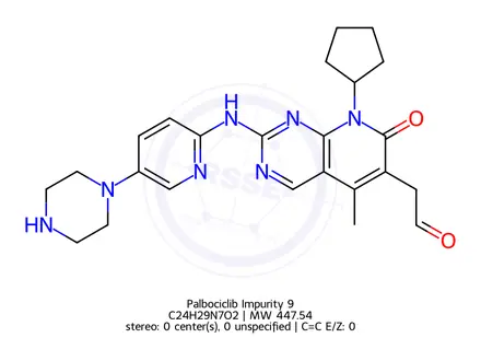 Chemical structure of Palbociclib Impurity 47