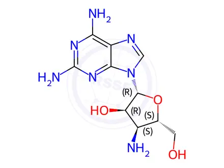 Chemical structure of Adenosine Impurity 169