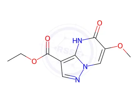 Chemical structure of Ethyl 6-methoxy-5-oxo-4,5-dihydropyrazolo[1,5-a]pyrimidine-3-carboxylate