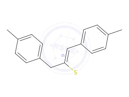 Chemical structure of (1,3-Di-p-tolylprop-1-en-2-yl)(phenyl)sulfane