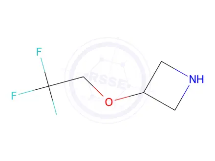 Chemical structure of 3-(2,2,2-trifluoroethoxy)azetidine