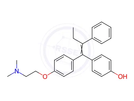 Chemical structure of (E/Z)-4-Hydroxy Tamoxifen