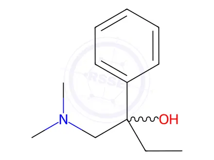 Chemical structure of Trimebutine Maleate Impurity 30 Monomer