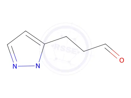 Chemical structure of 3-(1-Methyl-1h-pyrazol-5-yl)propanal
