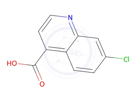 Chemical structure of 7-chloroquinoline-4-carboxylic acid