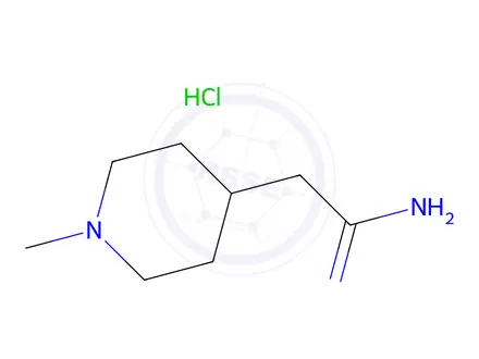 Chemical structure of 2-(1-Methylpiperidin-4-yl)acetimidamide hydrochloride