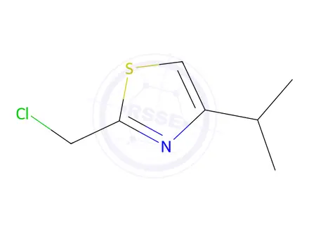 Chemical structure of 2-(chloromethyl)-4-isopropylthiazole