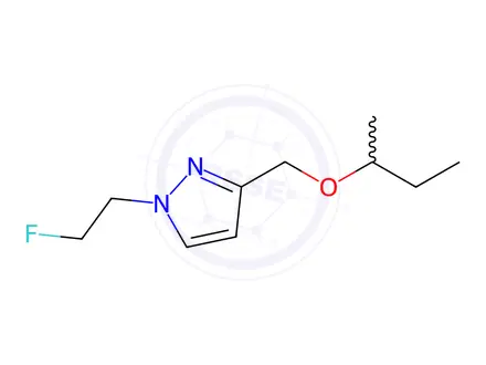 Chemical structure of 3-(sec-butoxymethyl)-1-(2-fluoroethyl)-1H-pyrazole