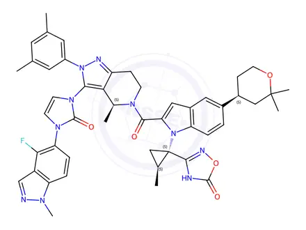 Chemical structure of Orforglipron impurity 118