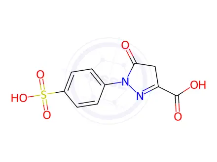 Chemical structure of Tartrazine Impurity 1 Monomer