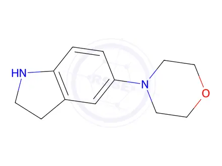 Chemical structure of 4-(Indolin-5-yl)Morpholine hydrochloride
