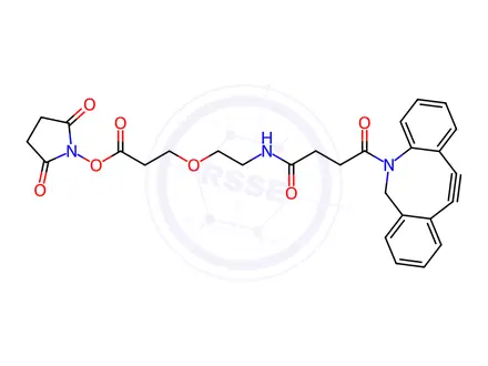 Chemical structure of DBCO-PEG1-NHS ester