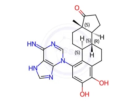 Chemical structure of Estrone Impurity 27
