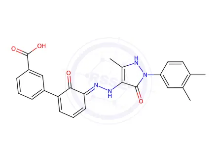 Chemical structure of ELTROMBOPAG