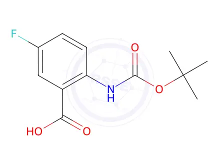 Chemical structure of Boc-2-amino-5-fluorobenzoic Acid