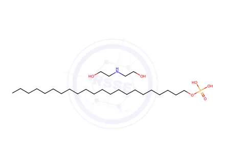 Chemical structure of 1-Docosanol, phosphate, compd. with 2,2'-iminobis[ethanol]