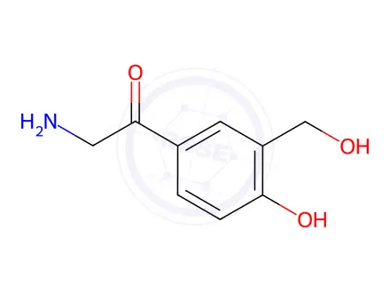 Chemical structure of Salbutamol