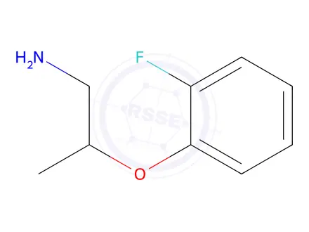 Chemical structure of 1-[(1-aminopropan-2-yl)oxy]-2-fluorobenzene