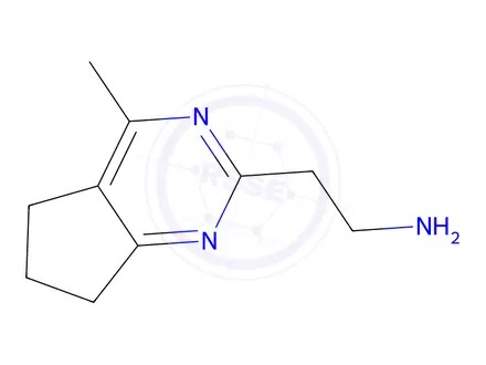 Chemical structure of 2-(4-Methyl-6,7-dihydro-5H-cyclopenta[d]pyrimidin-2-yl)ethan-1-amine