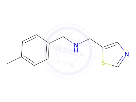 Chemical structure of n-(4-Methylbenzyl)-1-(thiazol-5-yl)methanamine