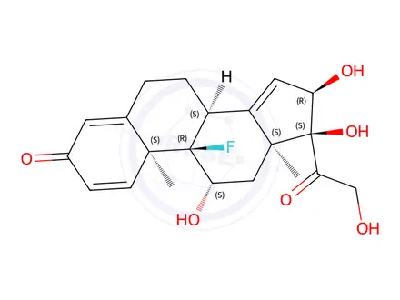 Chemical structure of Triamcinolone Acetonide Impurity 43