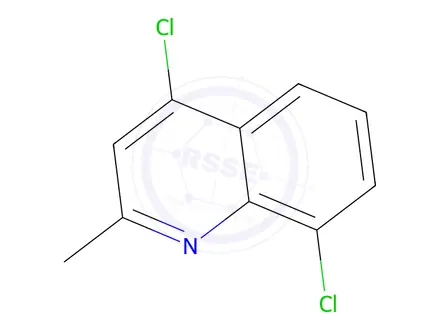 Chemical structure of 4,8-Dichloro-2-methylquinoline