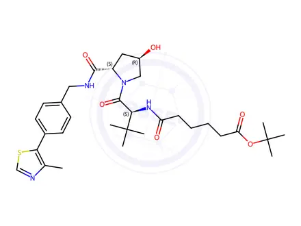 Chemical structure of VH032-C3-Boc
