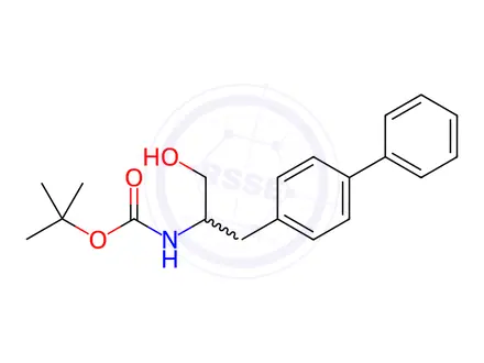 Chemical structure of tert-Butyl (1-([1,1'-biphenyl]-4-yl)-3-hydroxypropan-2-yl)carbamate