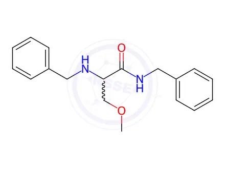 Chemical structure of N-Benzyl 2-(benzylamino)-3-methoxypropionamide