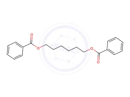 Chemical structure of 1,6-Hexanediol, dibenzoate