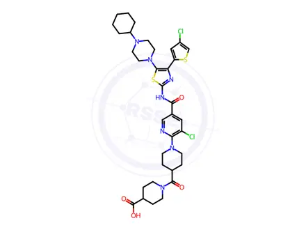 Chemical structure of Avatrombopag Impurity 190