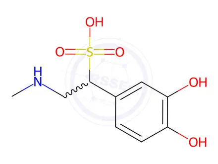 Chemical structure of rac-Adrenaline EP Impurity F