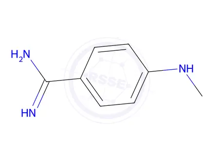 Chemical structure of 4-(Methylamino)benzimidamide