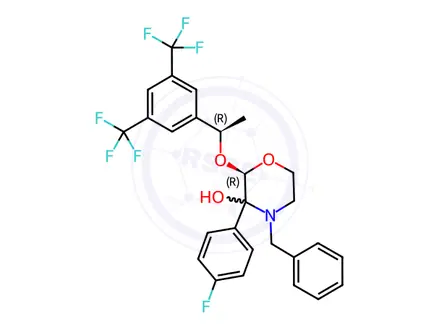 Chemical structure of Aprepitant Impurity 156