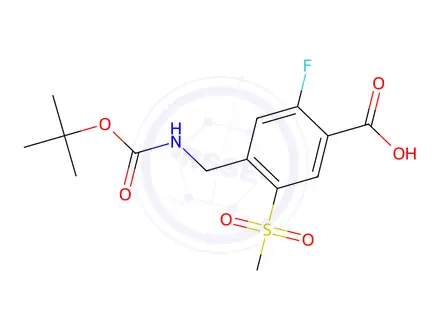 Chemical structure of Ceftezole Mother Nucleus