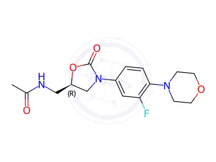 Chemical structure of (R)-Linezolid