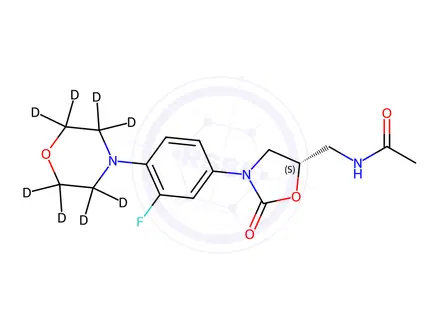 Chemical structure of Linezolid-d8