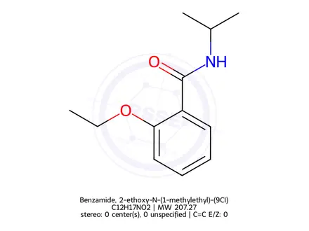 Chemical structure of Benzamide, 2-ethoxy-N-(1-methylethyl)-(9CI)