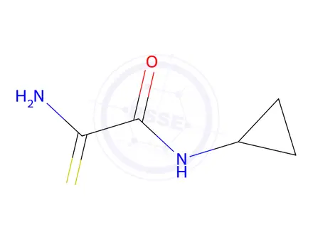 Chemical structure of 2-Amino-N-cyclopropyl-2-thioxoacetamide