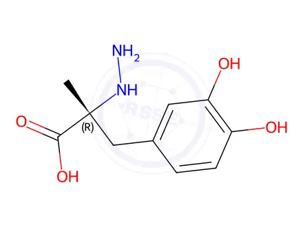 Chemical structure of (R)-Carbidopa