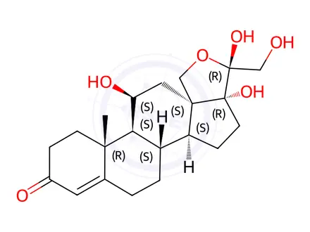 Chemical structure of 18-Hydroxycortisol (Hemiketal)